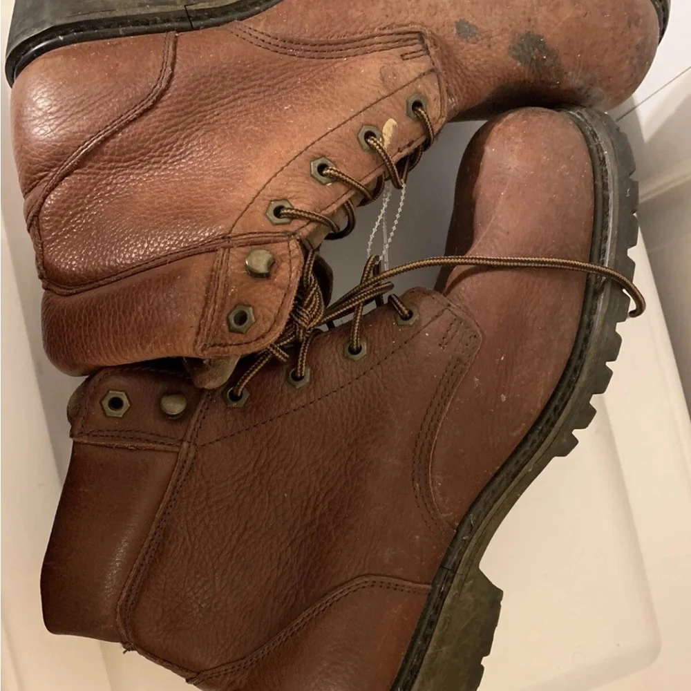 Die Hard Men's‎ sz 13 Oregon Brown Work Boots distressed